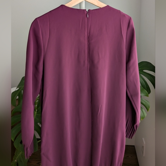 COS Pleated Midi Dress - Purple Sz 2 - Picture 5 of 7